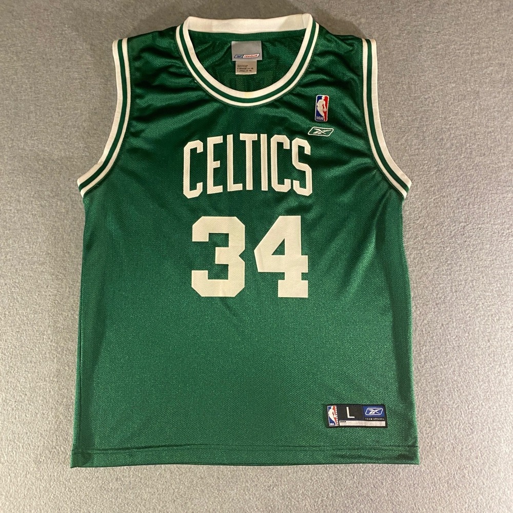 Reebok Boston Celtics Paul Pierce 34 NBA Jersey Youth Large Green Basketball
